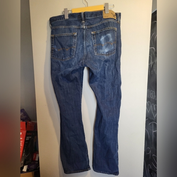 American Eagle Outfitters Men Blue Straight Jeans, Size 32 X 32 - Picture 3 of 6